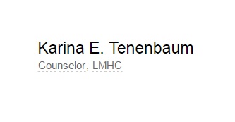 Karina E. Tenenbaum, LMHC