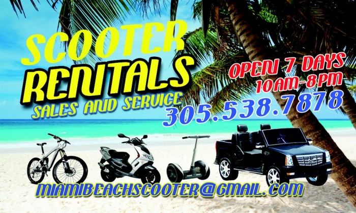 Miami Beach Scooter